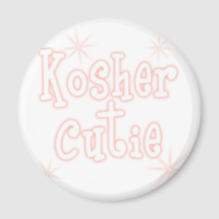 kosher cutie peach refrigerator magnet