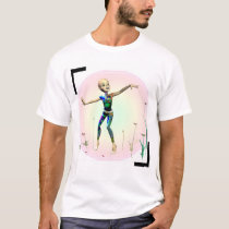 Koshini in Field of Poppies t-shirts