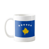 Kosovo Flag and Map Mug by FlagAndMap Kosovo Flag and Map Mug