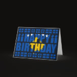 Kosovo Flag Birthday Card by FlagAndMap Kosovo Flag Birthday Card