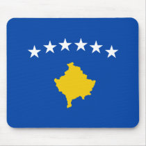 Kosovo Flag Mousepad by FlagAndMap Kosovo Flag Mousepad