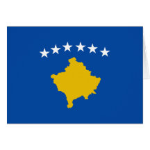 Kosovo Flag Notecard