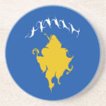 Kosovo Gnarly Flag coasters by Flagnostic Kosovo Gnarly Flag coasters
