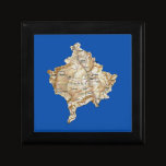 Kosovo Map Gift Box gift boxes by FlagAndMap Kosovo Map Gift Box gift boxes