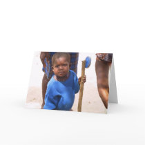 Kotokro Girl with toy cards