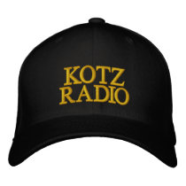 KOTZ, RADIO embroidered hats
