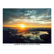 KOTZ SUN JG SET (2), kotzebue ak taken by Johns... Postcard