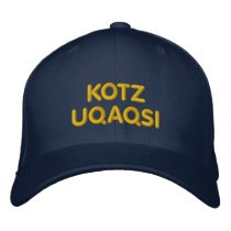 KOTZ, UQAQSI, radio embroidered hats