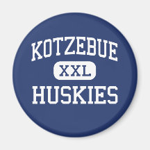 Kotzebue Huskies Middle Kotzebue Alaska Refrigerator Magnets