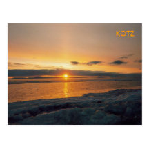 kotzebue sunset, KOTZ Postcards