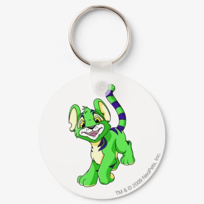 Kougra Green Key Chains by neopets