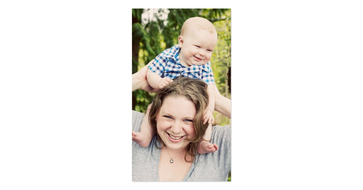 Kraft & Photo Calling Card Zazzle