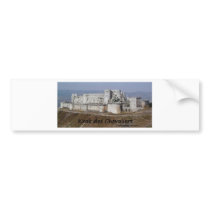 Krak Des Chevaliers, a Crusader Castle Bumper Sticker