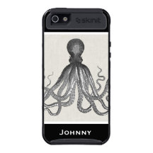 Kraken - Black Giant Octopus / Cthulu Case For iPhone 5