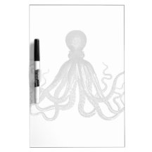 Kraken - Black Giant Octopus / Cthulu Dry-Erase Boards