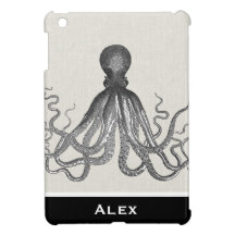 Kraken - Black Giant Octopus / Cthulu Cover For The iPad Mini