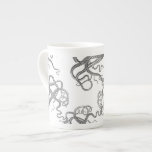 Kraken - Black Giant Octopus / Cthulu Porcelain Mug