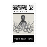 Kraken - Black Giant Octopus / Cthulu Stamps