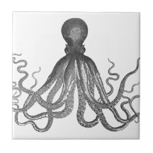Kraken - Black Giant Octopus / Cthulu Tiles