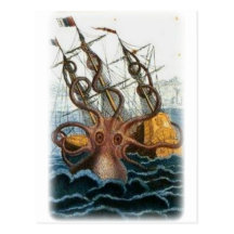Kraken by Pierre Denys de Montfort, 1801 Post Cards