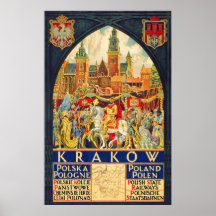 Krakow Polska Pologne Polen Posters