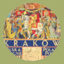 Krakow Round Stickers Krakow Round Stickers