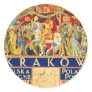 Krakow Round Stickers Krakow Round Stickers
