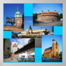 Kraków Towers Print