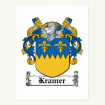 Kramer Family Crest Postcard