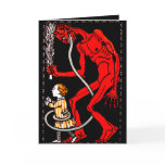 Krampus has a long tongue cards