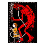 Krampus has a long tongue card