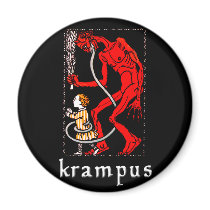 Krampus has a long tongue Magnet by krampus Krampus has a long tongue Magnet