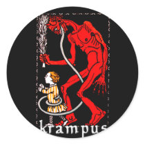 Krampus has a long tongue Sticker by krampus Krampus has a long tongue Sticker