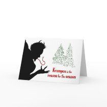 Krampus is the Reason for the Season Greeting Card cards