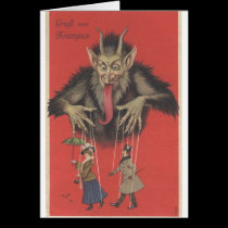 Krampus Note Card cards