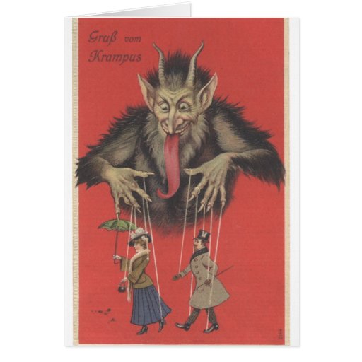 Krampus Note Card
