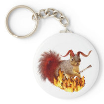 Krampus Squirrel Keychain