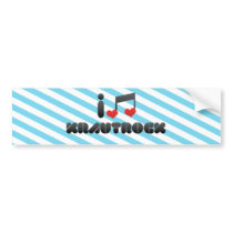 Krautrock fan bumper stickers