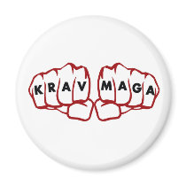 Krav Maga Fighting fists Refrigerator Magnet