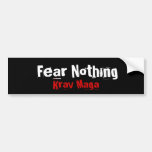 Krav Maga martial arts bumpersticker Bumper Stickers