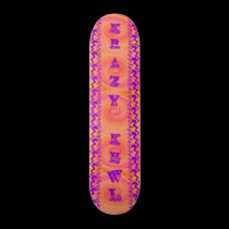 Krazy Kewl Abstract Sherbert Swirl skateboards