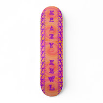 Krazy Kewl Abstract Sherbert Swirl skateboards