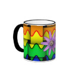 Krazy Rainbow Flag Coffee Mugs