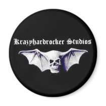 Krazyhardrocker Studios Magnet