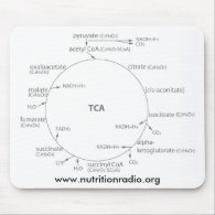 Krebs Cycle mousepad, www.nutritionradio.org