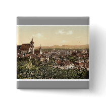 Krems, Lower Austria, Austro-Hungary magnificent P Pinback Buttons