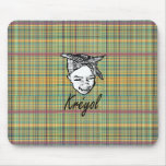 kreyol (young girl head tide) mousepads