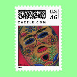 KRGilman Mask Postage Stamp stamps