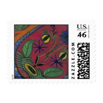 KRGilman Mask Postage Stamp by Ametisti KRGilman Mask Postage Stamp