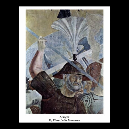 Krieger. By Piero Della Francesca Poster